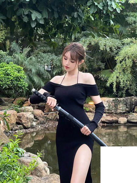 街拍美腿