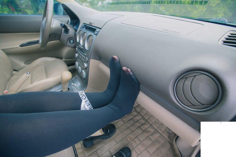 周末愉快呀 嘉欣要坐車出去玩啦 (15P)
