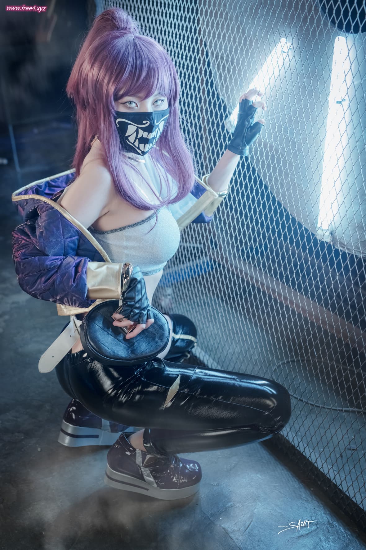 SAINT Photolife Yuna 윤아 Yuna's Cos Vol04 KDA Akali Nier Automata 2B