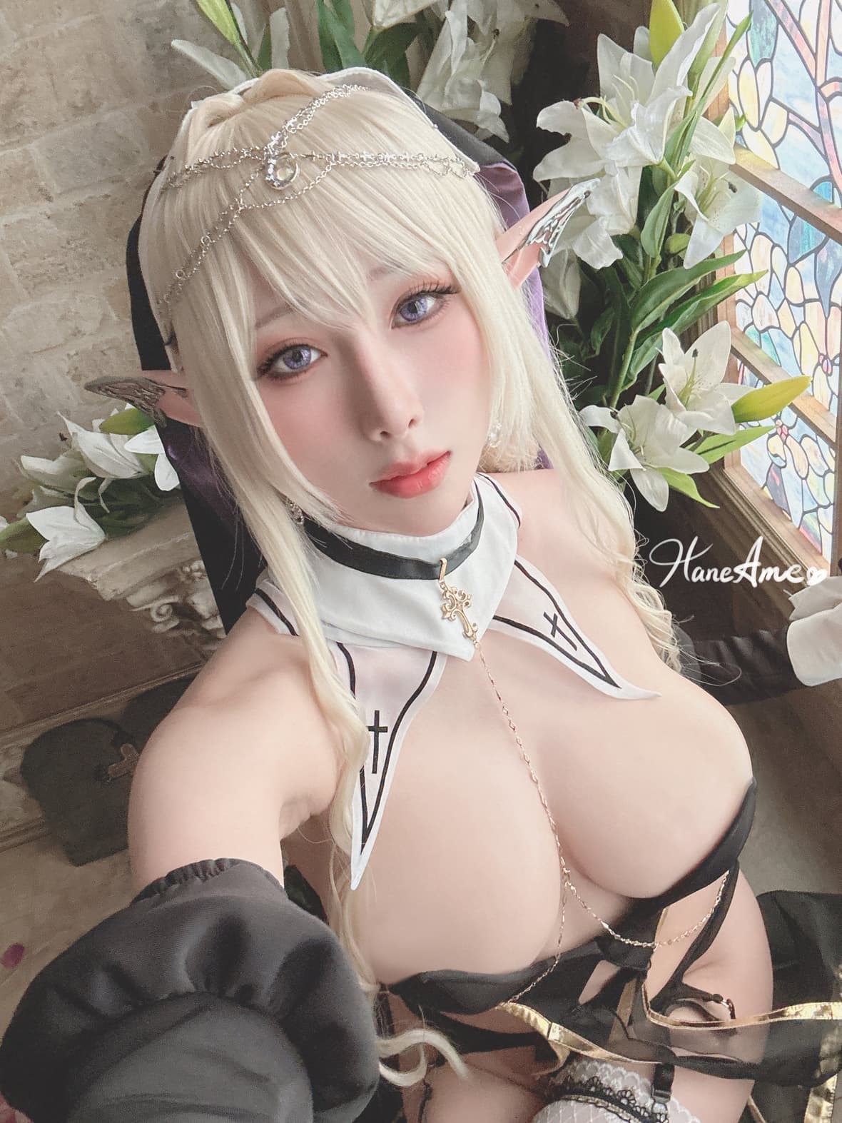 HaneAme 雨波  Sinful Nun  Elf